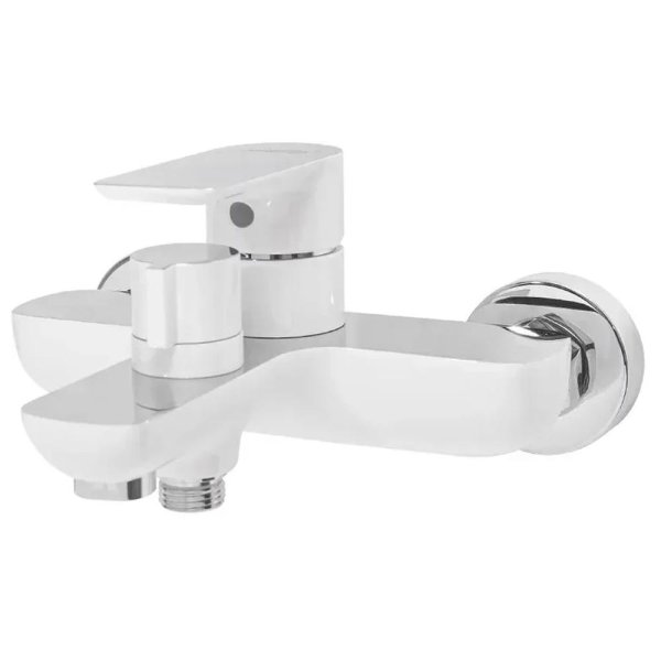 Набор для ванны 3 в 1 Hansberge H7099W, белый/хром