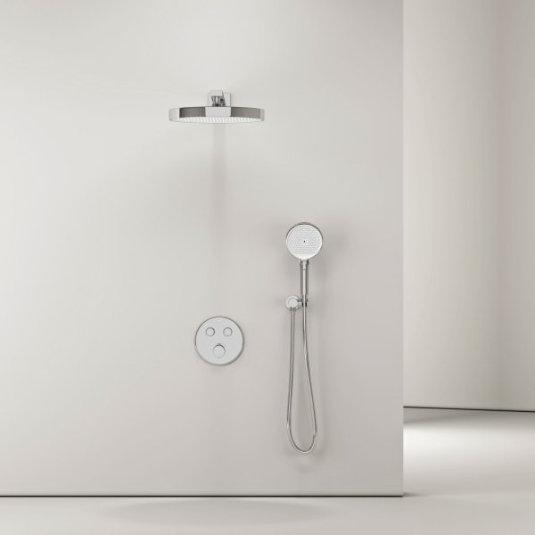 Душевой комплект SANCOS Space встраиваемый c термостатическим смесителем, цвет хром ,  SC3006CH