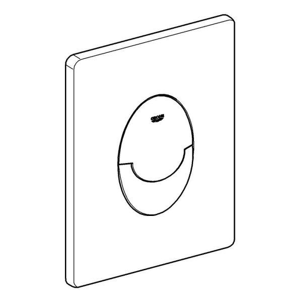 Кнопка смыва Grohe Skate Air 38505KF0 черный матовый