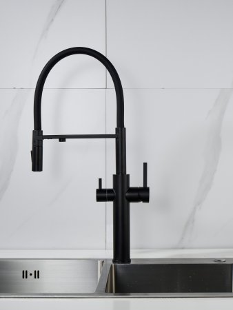 Смеситель для кухни Shevanik S478H, Черный