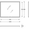 Зеркало Kerama Marazzi Mio MIO.mi.100\WHT 100 белый