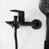 Смеситель для ванны REA FLIP BLACK черный настенный, REA-B2003