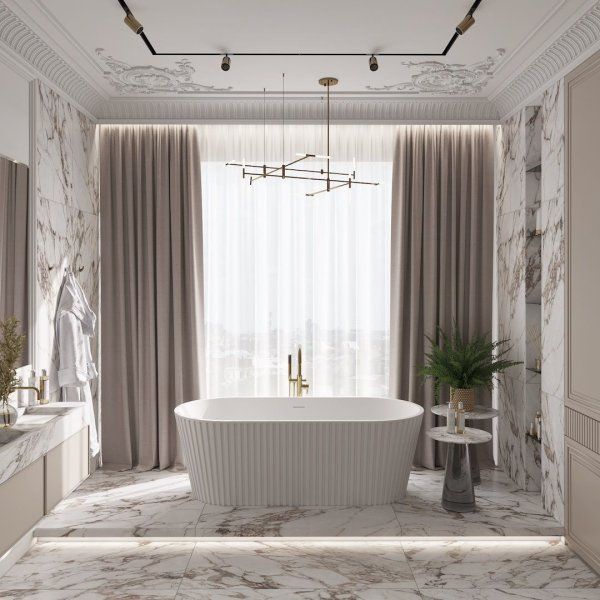 Ванна акриловая отдельностоящая Teymi Kati 170x80x58, белая матовая T130111