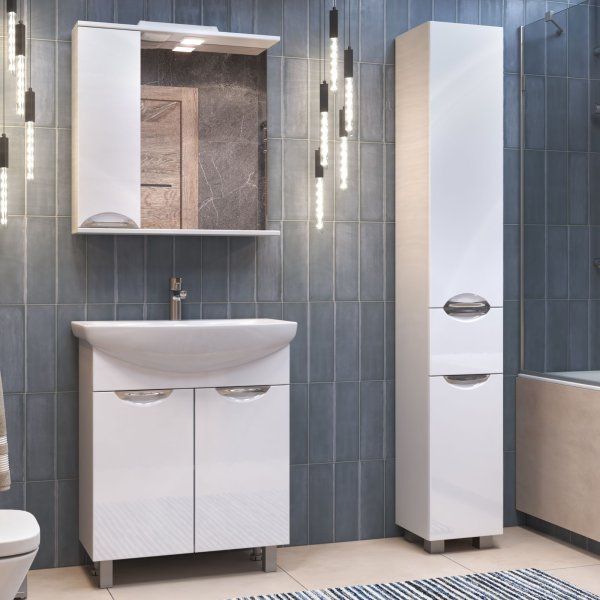 Шкаф VIGO навесной с зеркалом Callao 700 (левый) со спотом (z.CAL.70.L.El)