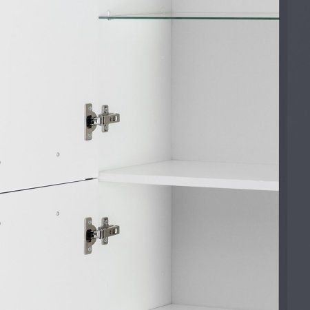 Шкаф-пенал Cezares Eco ECO-1500-2A-SC-GR-P Grafito