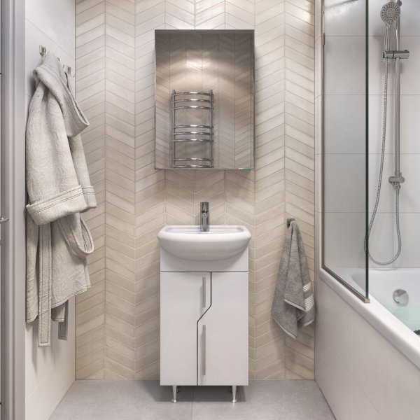 Шкаф VIGO навесной Grand 450 с зеркалом (zsh.GRA.45)