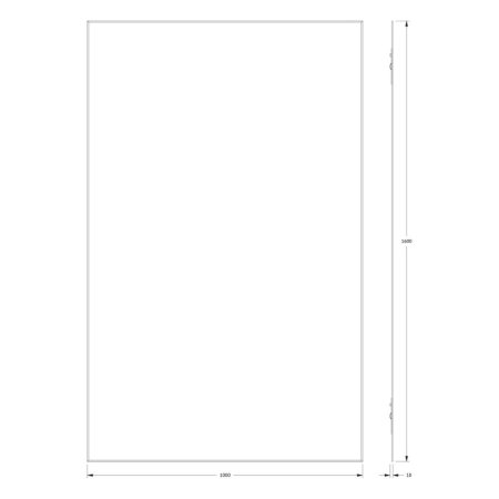Зеркало Evoform Standard BY 0260 100x160