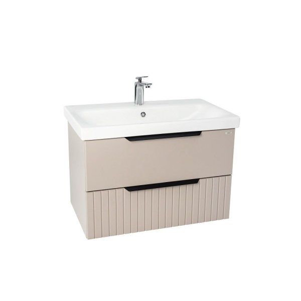 Тумба VIANT "Сицилия" MODUO 80 2 ящика подвесная капучино 425x764x520 (VSIC80MDCAP-T2YP)