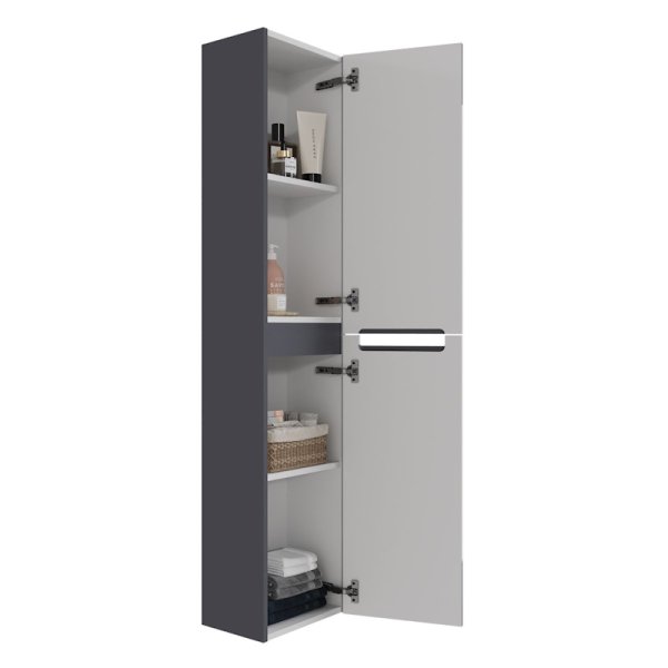 Пенал Dreja Euphoria 35 см, серый базальт