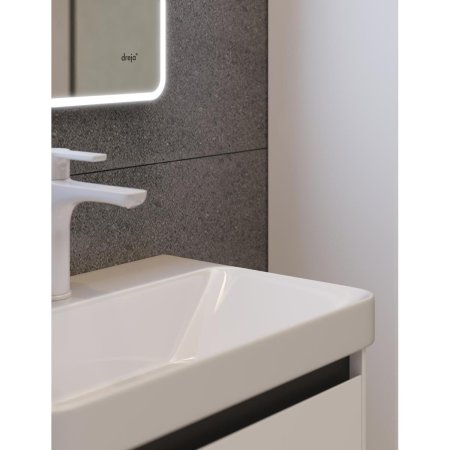 Пенал Dreja Luxury 35 см, белый