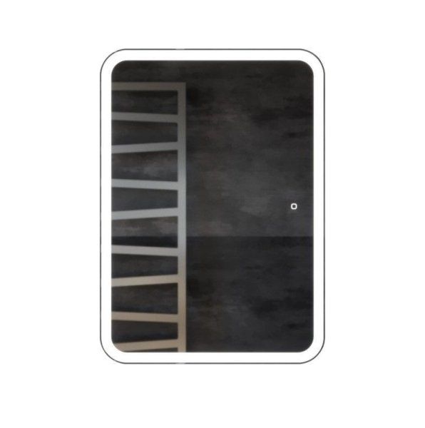 Зеркало MIXLINE "Стив" 500*700 (ШВ) сенсорный выключатель, светодиодная подсветка, гор/верт крепеж (554559)