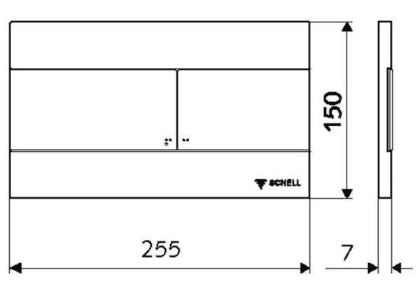 Кнопка смыва Schell Place SCL030702899