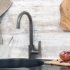 Смеситель для кухонной мойки WasserKRAFT Wiese 8400 8407 оружейная сталь