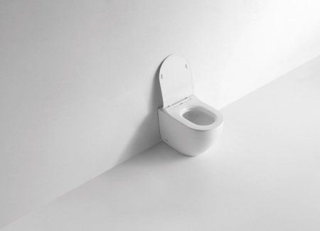 Унитаз приставной CeramaLux 3176, Бело-Глянцевый