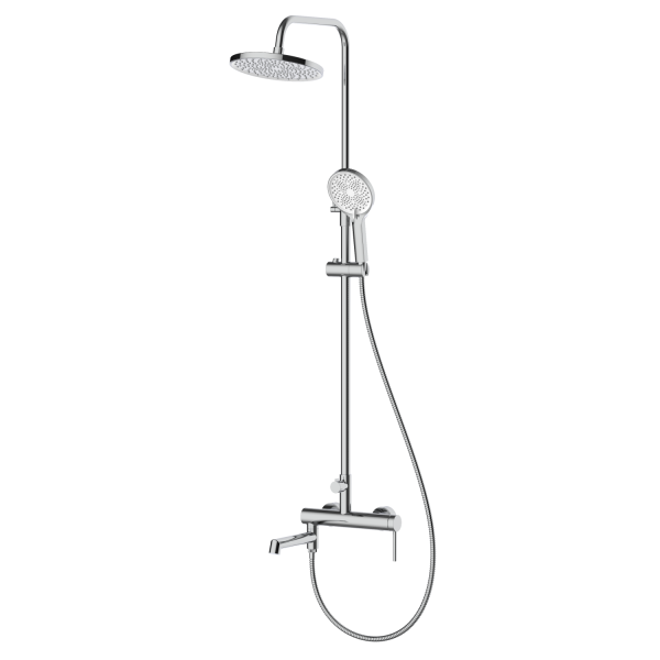 Душевая система со смесителем DQ Stuttgart хром (DA1773701)
