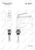 Смеситель для раковины Feramolli CL671, хром