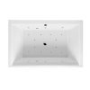 Акриловая ванна Excellent Crown WAEX.CRO19.RELAX.CR 190x120  с гидромассажем, белый/хром