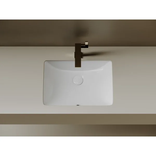 Раковина Ceramicanova Era CN15001 51,5x38 см, встраиваемая снизу, белый