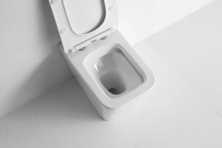 Унитаз приставной CeramaLux 3170, Бело-Глянцевый