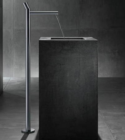 Смеситель Axor Uno 45037000 для ванны напольный, хром