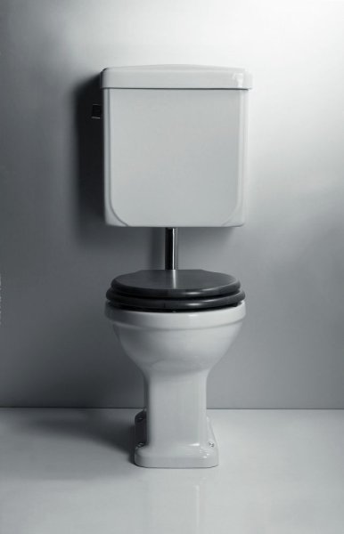 Унитаз напольный Simas Londra LO901bi вертикальный выпуск, боковая ручка орех/хром