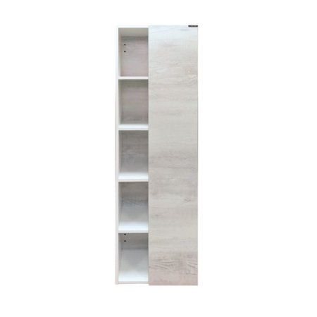 Шкаф-колонна COMFORTY "Прага-45" дуб белый
