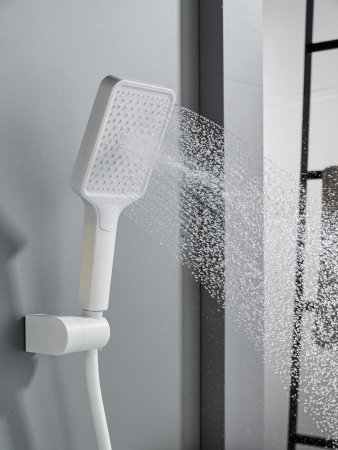 Смеситель для ванны Shevanik S4552C, Белый