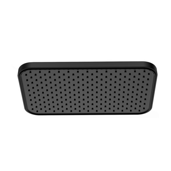 Лейка душевая верхняя Raglo тропический душ 340*220мм пластик/силикон, черный (R451.51.06)