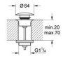 Донный клапан Grohe 65807000