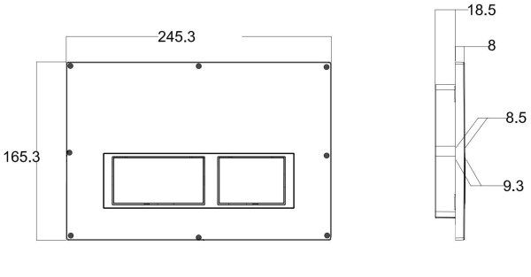 Кнопка смыва AHM003C