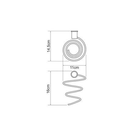 Держатель фена WasserKRAFT K-1080POLISHED GOLD