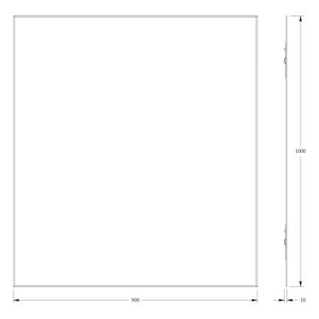 Зеркало Evoform Standard BY 0235 90x100