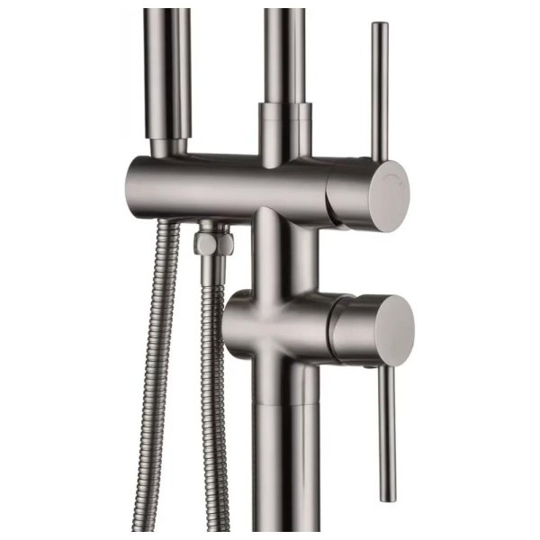 Смеситель напольный для ванны Grocenberg GB900BG, графит