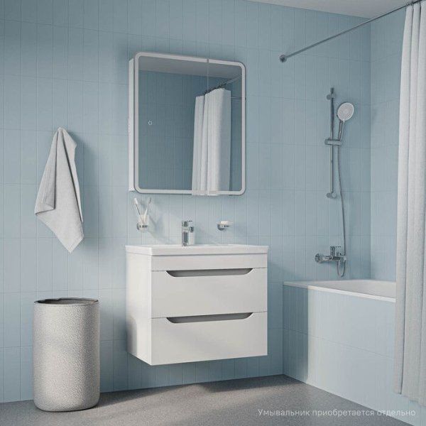 Тумба подвесная, 70 см, белый, Sky, IDDIS, SKY70W0i95 подходит умыв. 4077000i28