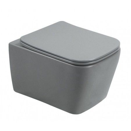 Унитаз подвесной Esbano Tiron-C безободковый, Matt Grey