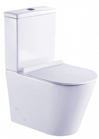 Унитаз-компакт Esbano Alagon-C безободковый, белый
