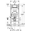 Комплект Geberit iCon 500.362.TC.I инсталляция + унитаз подвесной + крышка-сиденье