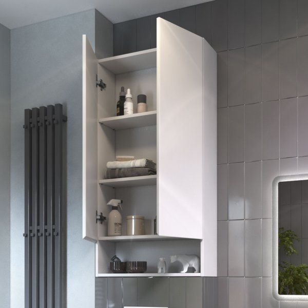 Шкаф VIGO навесной Wing 600 (с нишей) белый (195 белый)