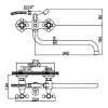 Смеситель Ledeme L2619 хром