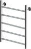 Полотенцесушитель водяной Aquanet Mauro 600x500 хром