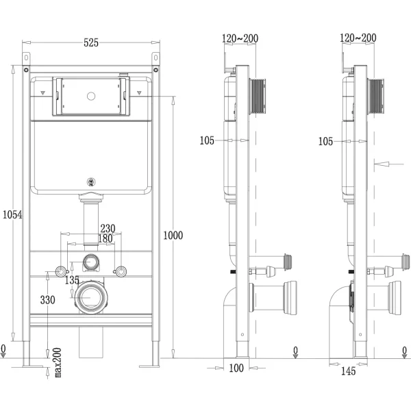 Инсталляция для унитаза Point PN45121