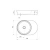 Столешница Ravak I X000000843 100 с раковиной Moon 2S дуб