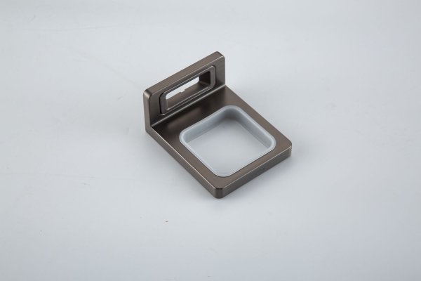 Стакан для ванной настенный Gappo G3YR08UK06YP-9GS, оружейная сталь