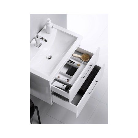 Тумба под раковину Aqwella Манчестер MAN01102 100 подвесная, белый