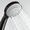 Душевая лейка WasserKRAFT A051 3-функциональная, темная бронза