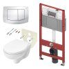 Комплект Tece V04 K440200.WC1 инсталляция + клавиша + унитаз