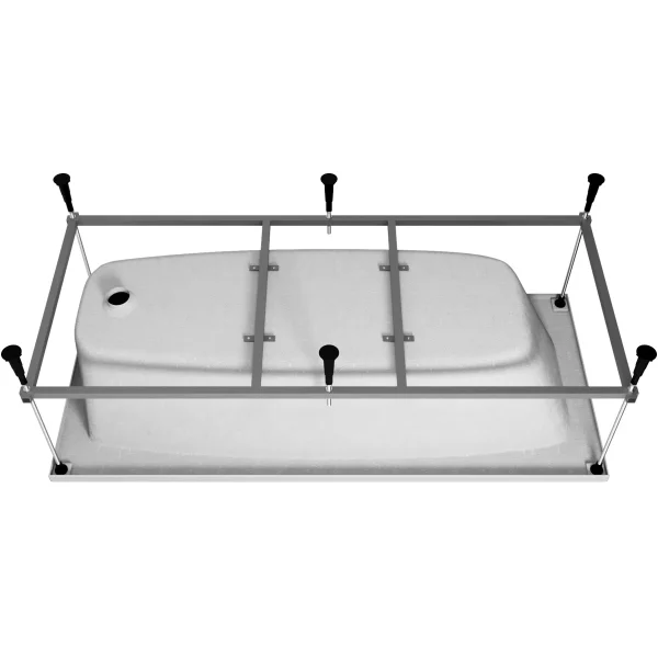 Акриловая ванна Vincea VBT-2S170-FR 170x75 см, белый