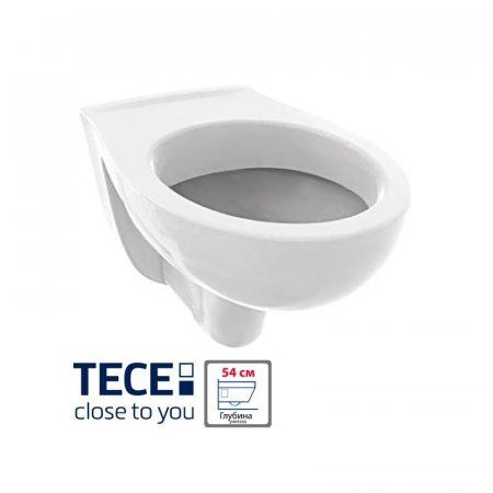 Чаша для унитаза подвесного Tece TECEbase 9700004 V04