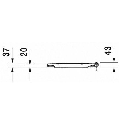 Унитаз подвесной Duravit  Vero Air 2525090000