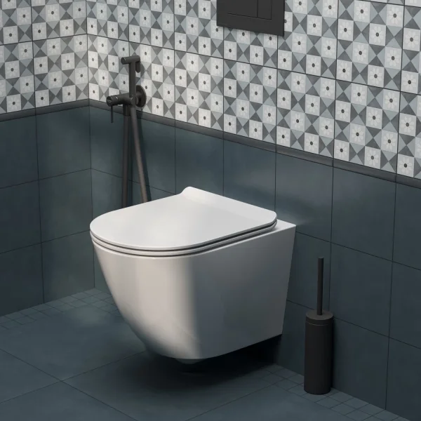 Унитаз подвесной Kerama Marazzi Sfera SF.wc.02 безободковый, белый глянец